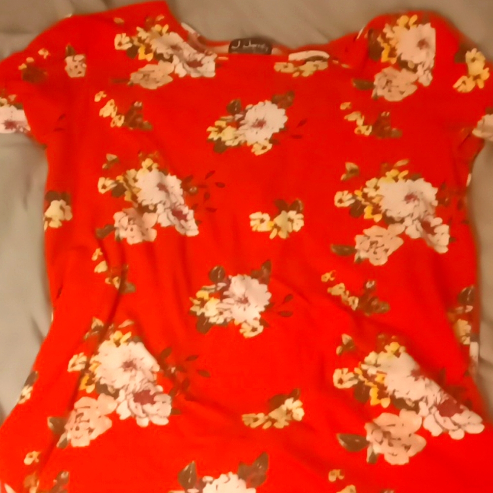A red blouse